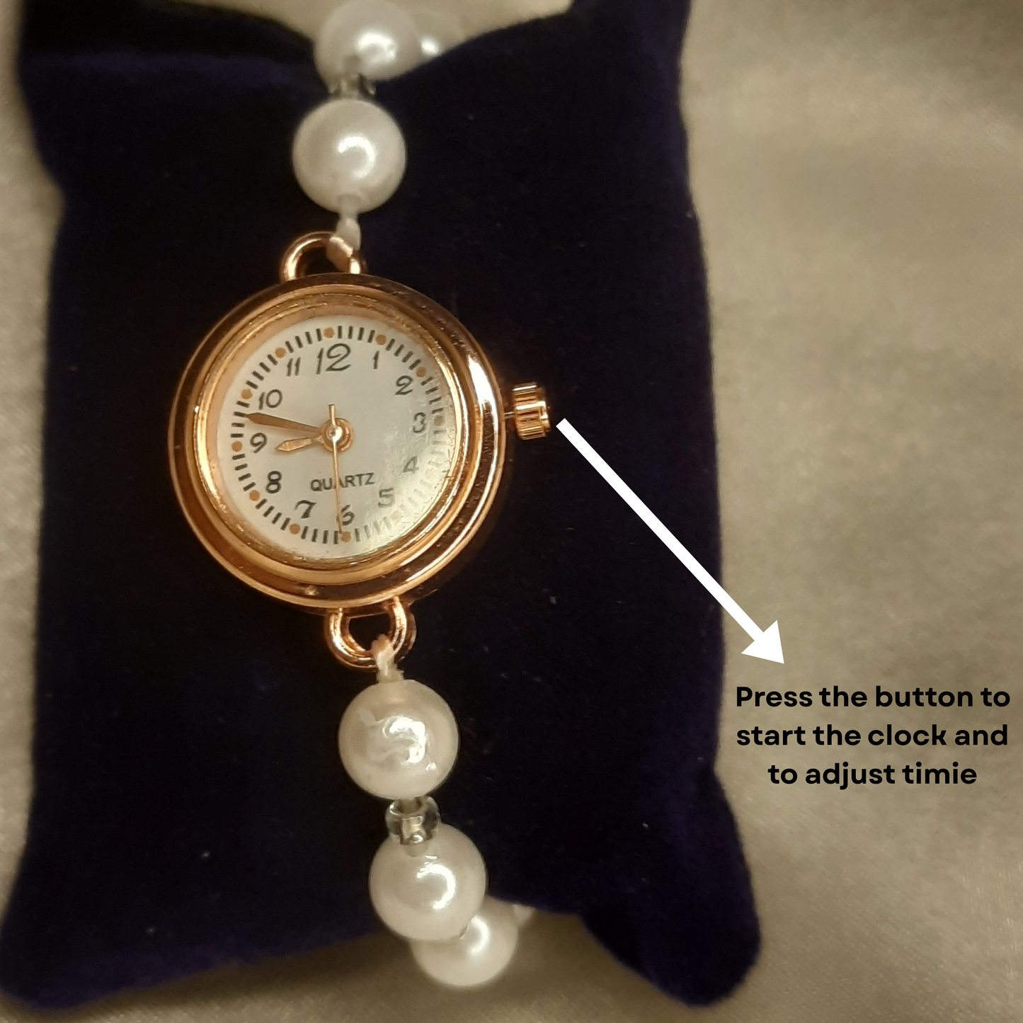 The Rosalie Pearl Watch Bracelet