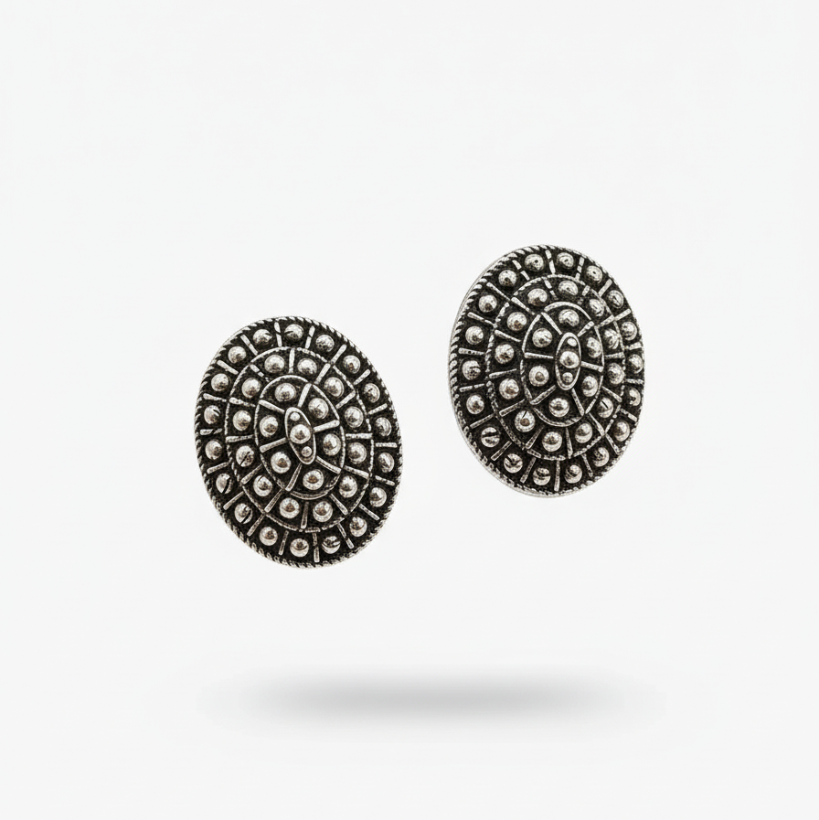 The Antique Dome Stud Earrings