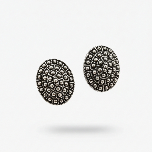 The Antique Dome Stud Earrings