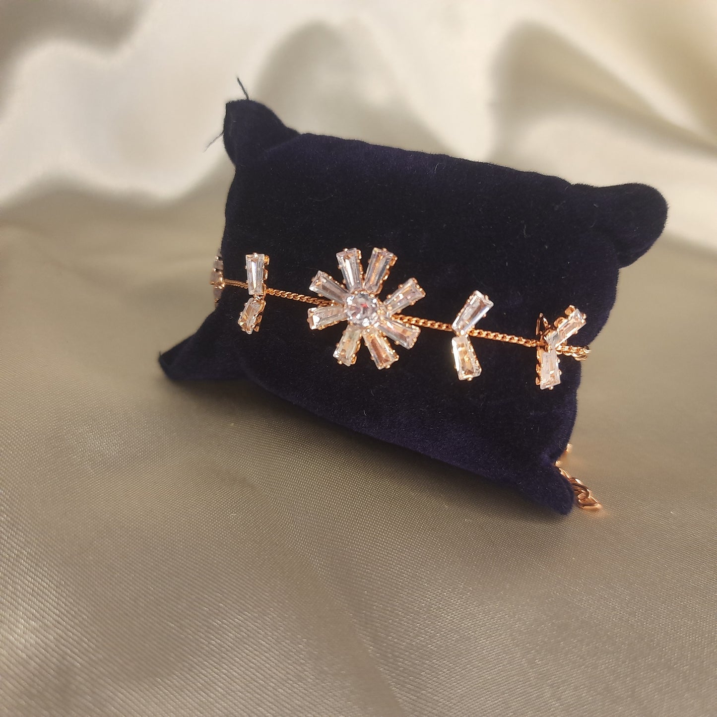 The Stellar Bloom Rose Gold Bracelet