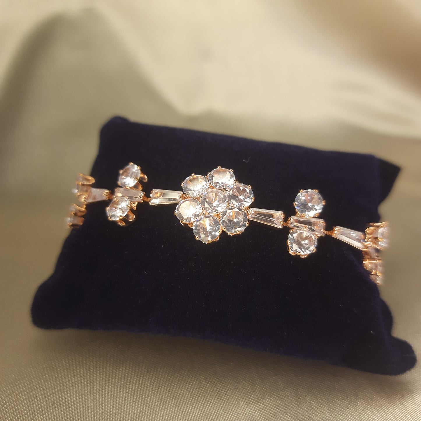 The Blossom Sparkle Rose Gold Bracelet