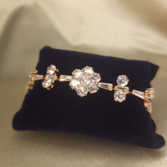 The Blossom Sparkle Rose Gold Bracelet