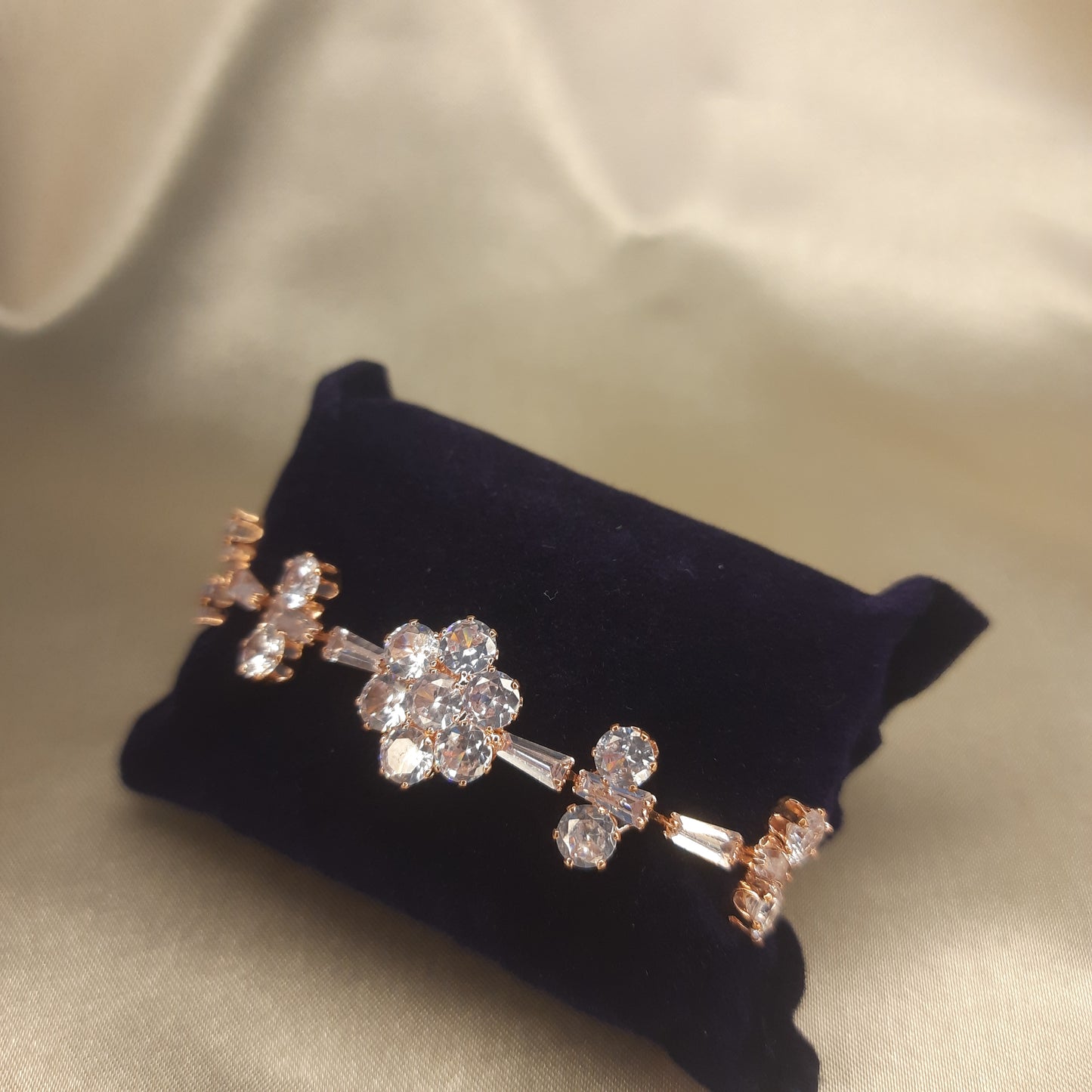 The Blossom Sparkle Rose Gold Bracelet