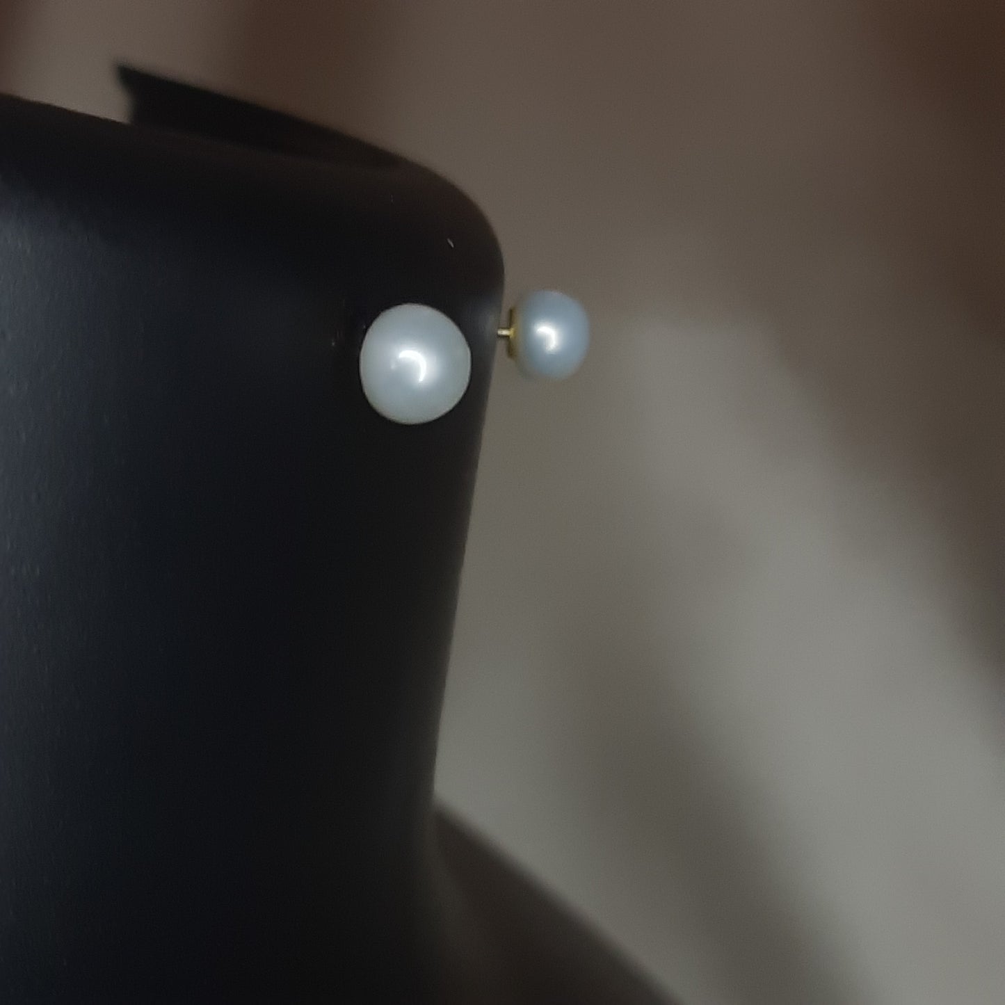 The Classic Solitaire 4mm Pearl Studs