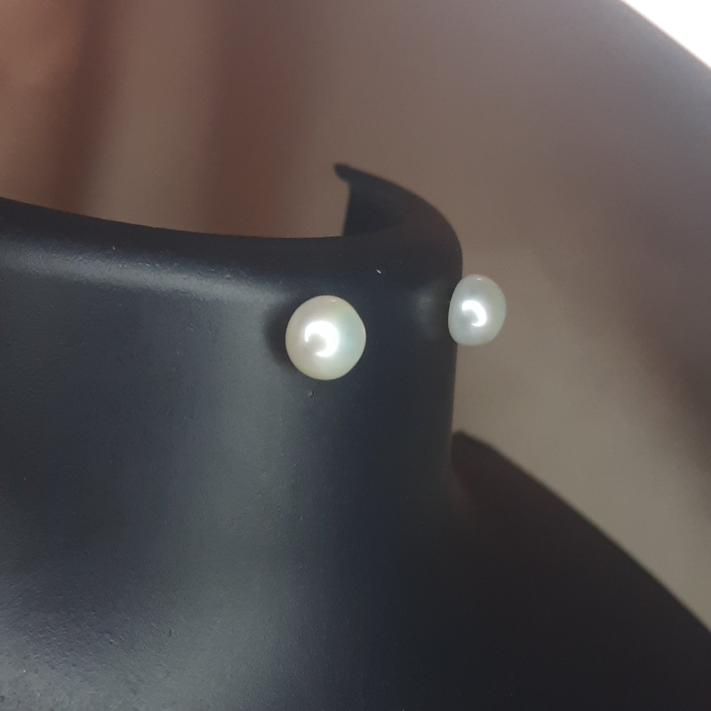 The Classic Solitaire 6mm Pearl Studs