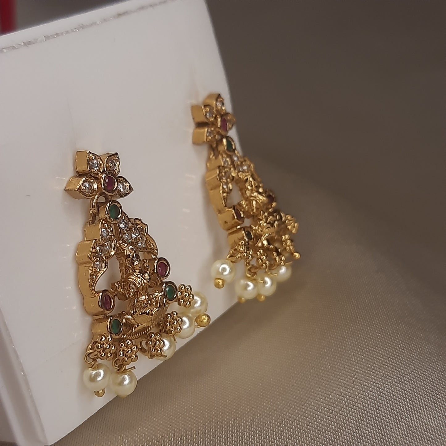 The Devi Temple Drop Earrings