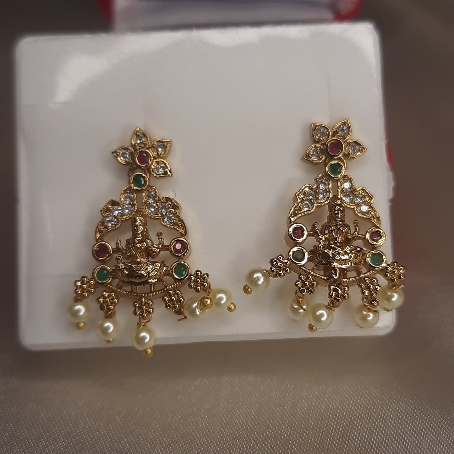 The Devi Temple Drop Earrings