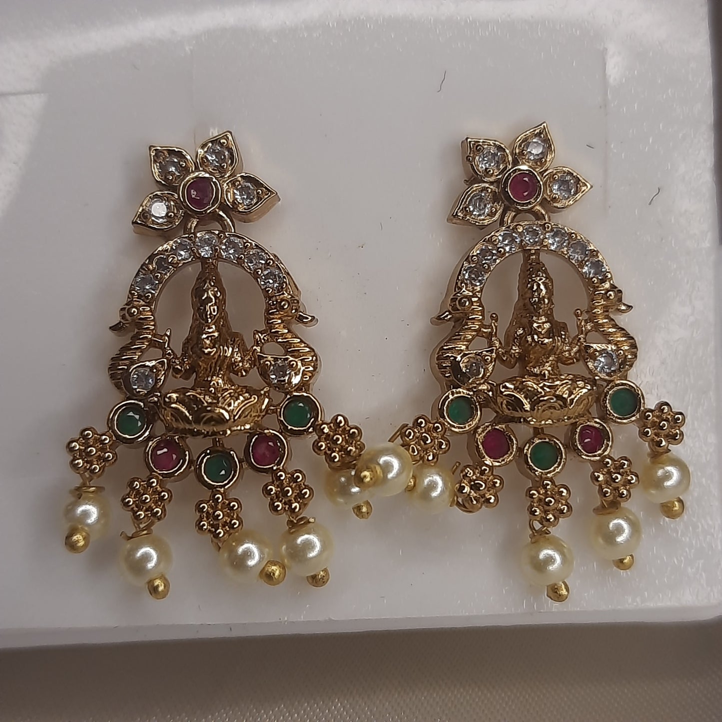 The Lakshmi Arch Temple Earrings