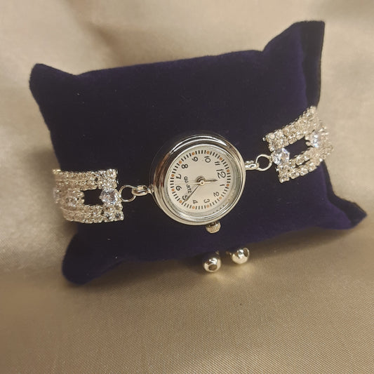 The Celeste Pave Watch Bracelet