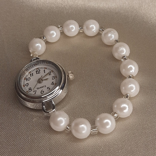 The Serenity Pearl Watch Bracelet