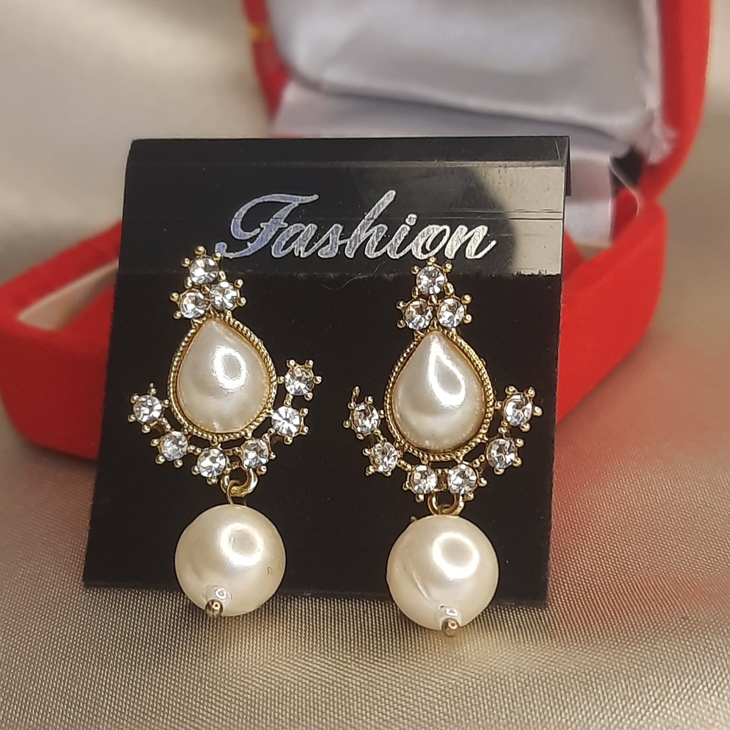 The Vintage Empress Pearl Drop Earrings