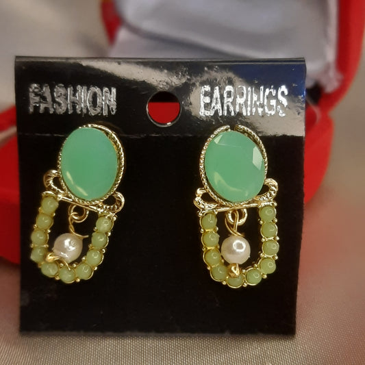 The Mint Serenade Drop Earrings