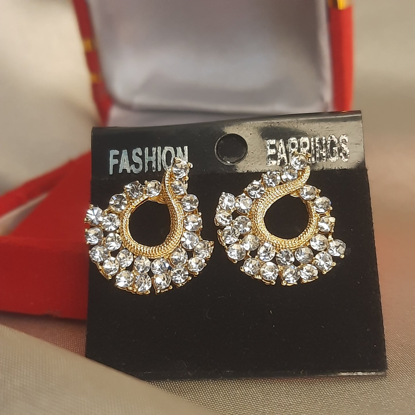 The Nova Crescent Stud Earrings