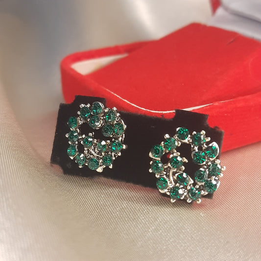 The Emerald Wreath Studs