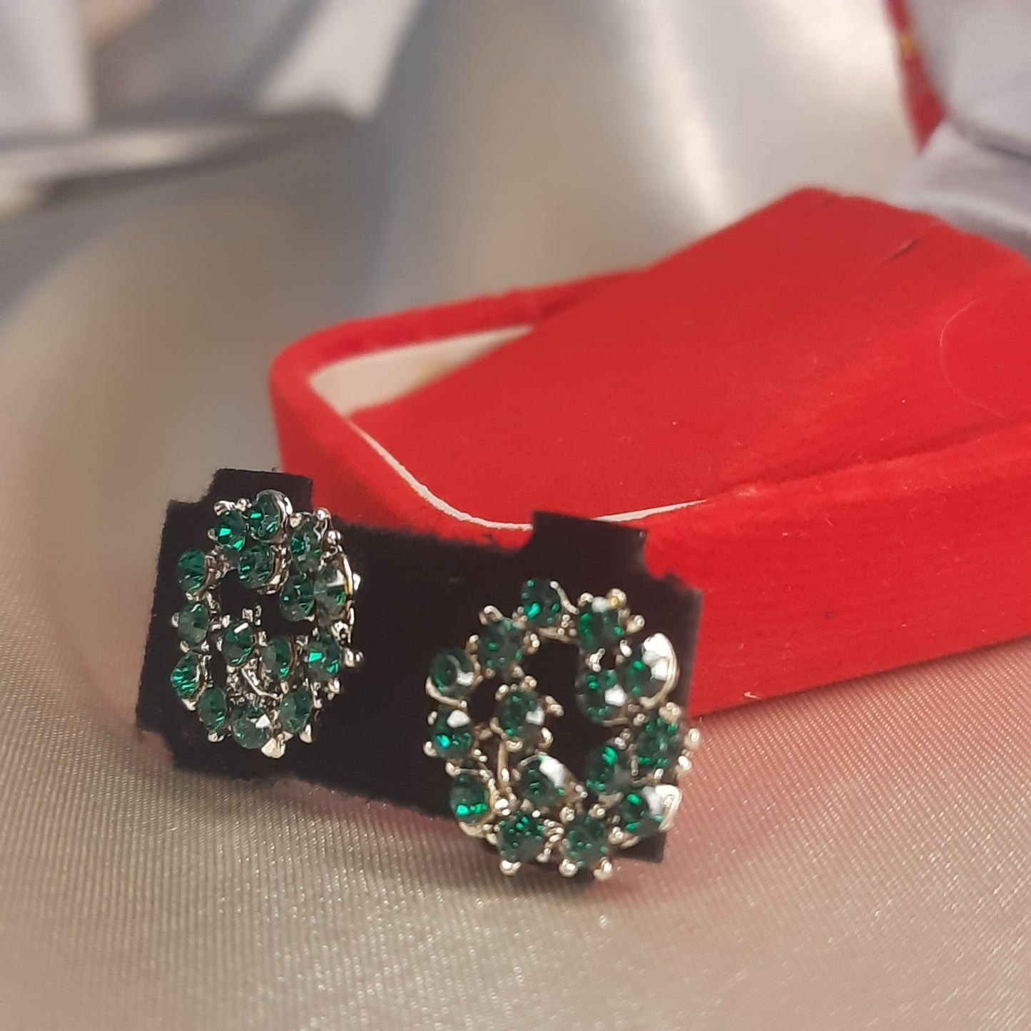 The Emerald Wreath Studs