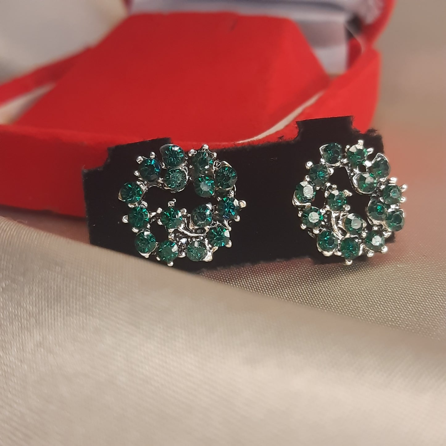The Emerald Wreath Studs