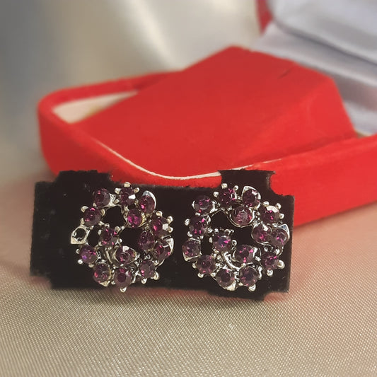 The Amethyst Wreath Studs