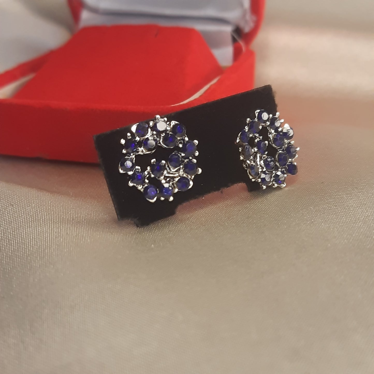 The Midnight Sapphire Wreath Studs