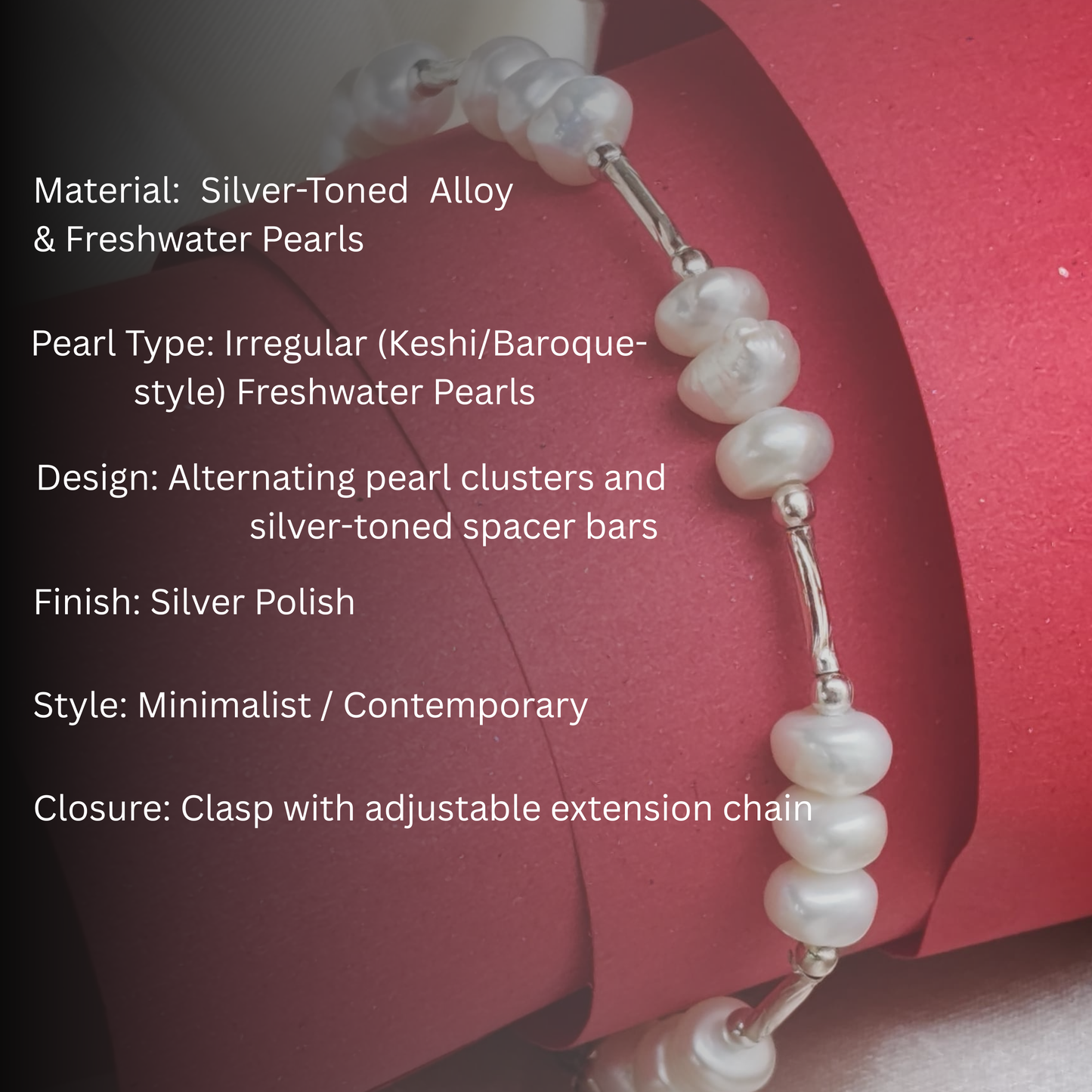 The Aurora Freshwater Pearl Bracelet