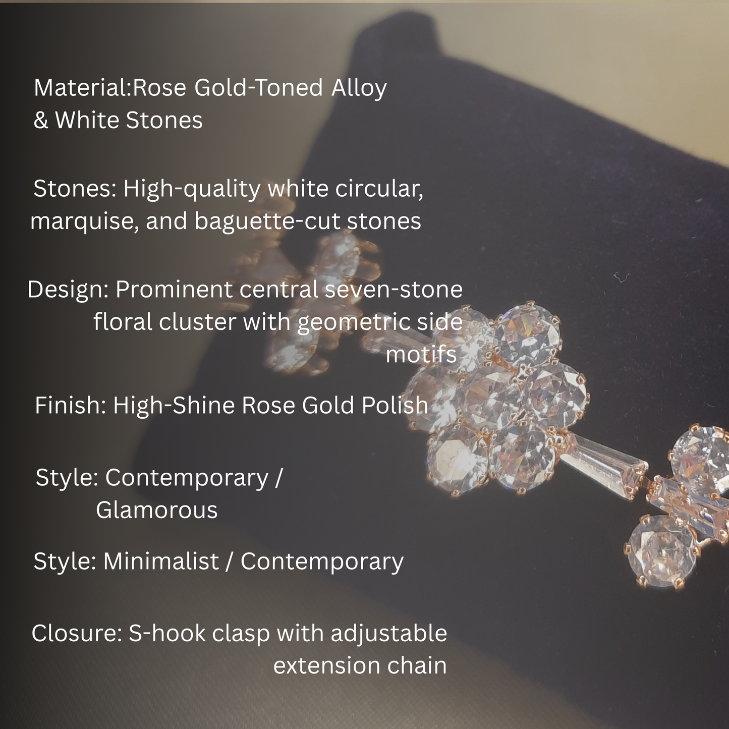 The Blossom Sparkle Rose Gold Bracelet