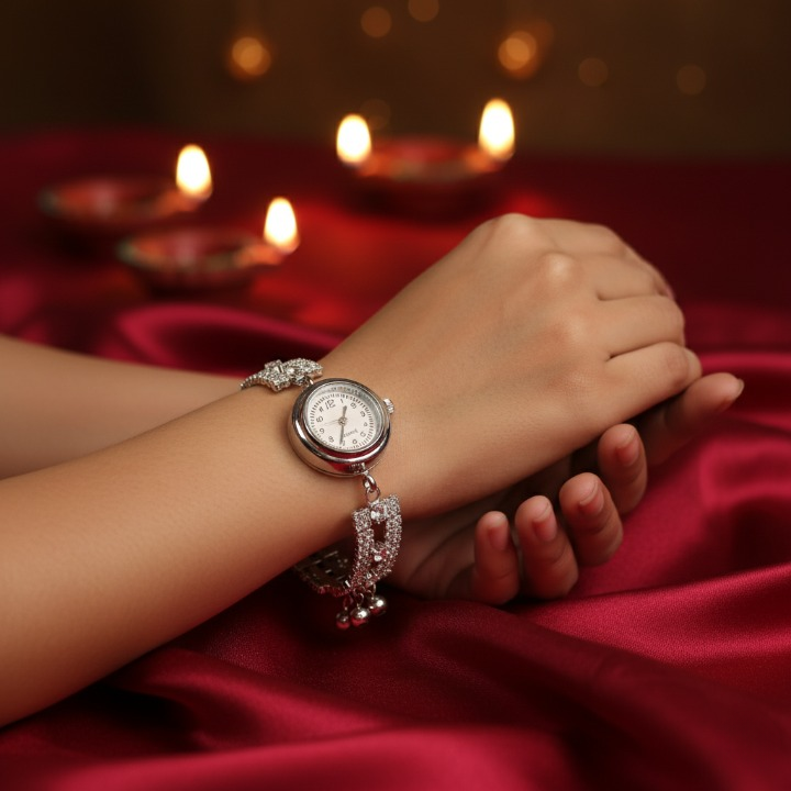 The Celeste Pave Watch Bracelet