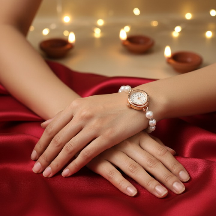 The Rosalie Pearl Watch Bracelet
