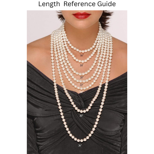 White Pearl Necklace Set with Zircon Pendant & Earrings