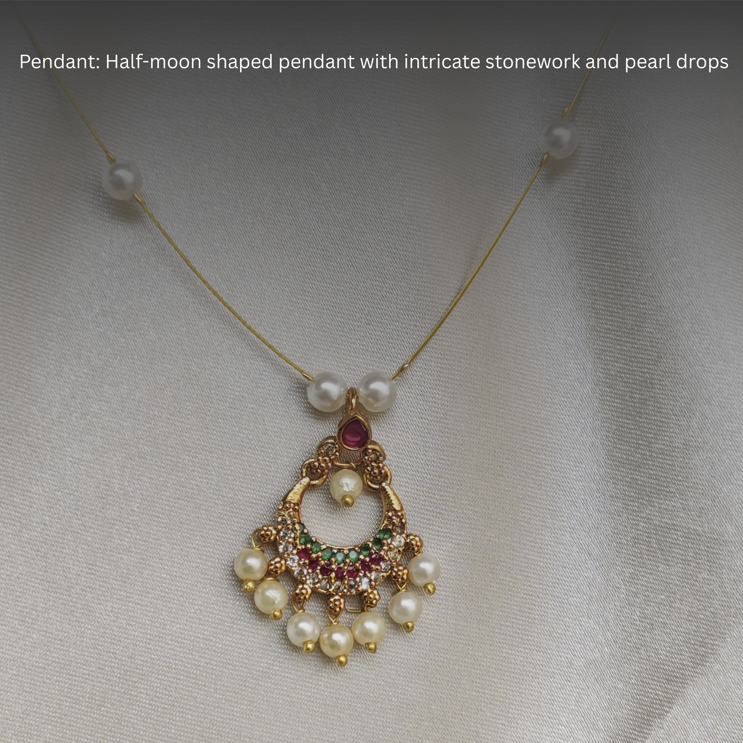 The Maya Pearl Drop Invisible Chain