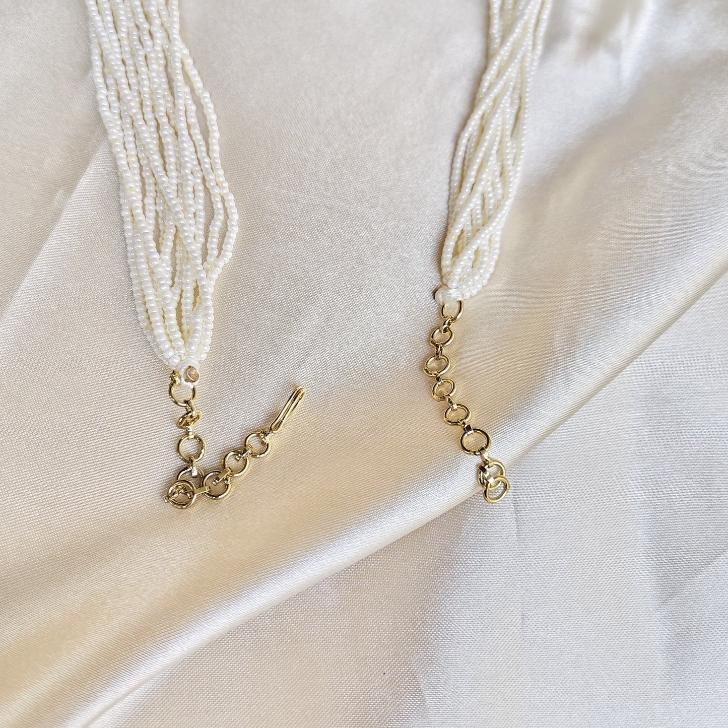The Peacock Splendor Ruby & Pearl Empress Necklace Set