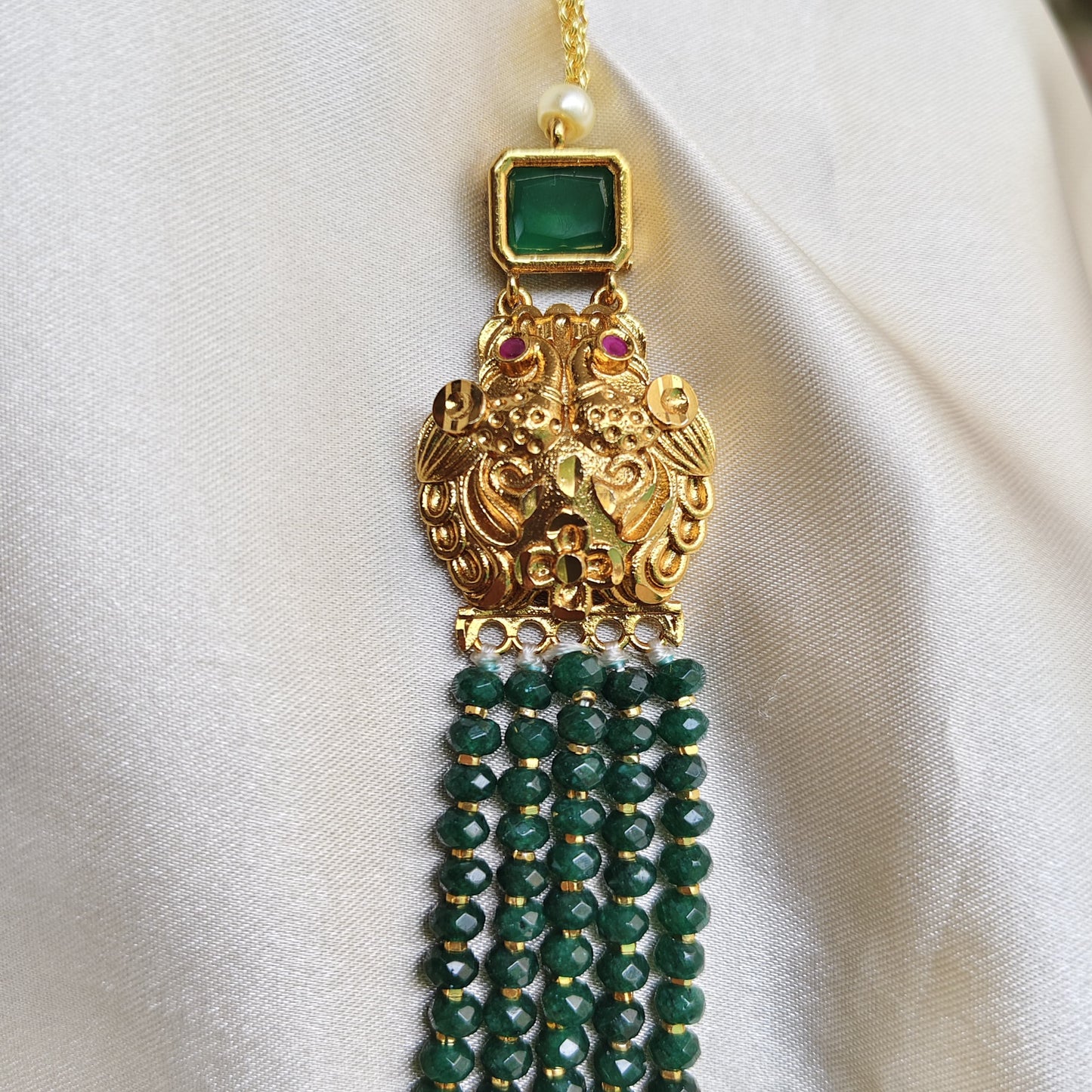 The Emerald Empress Layered Necklace