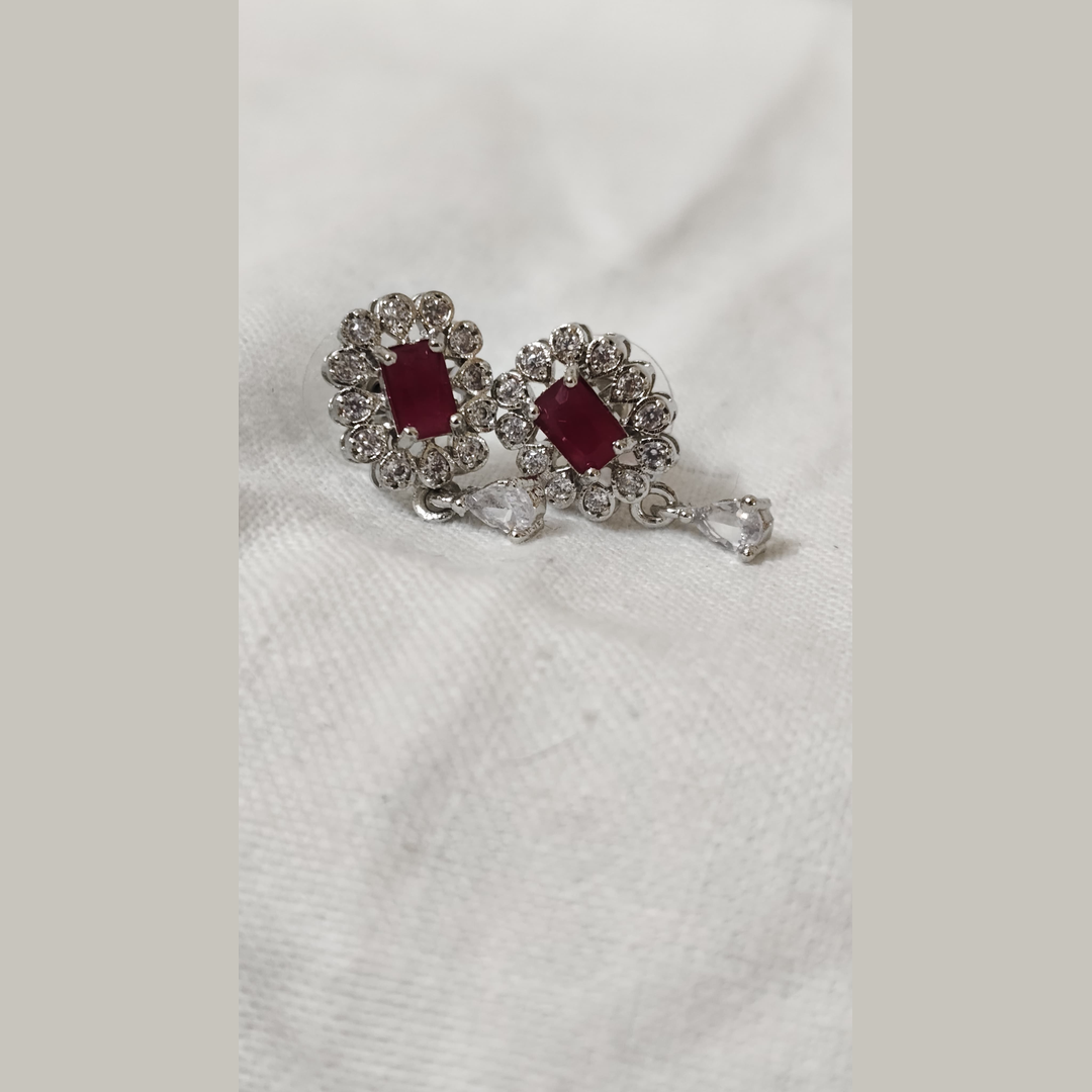 Ruby & Pearl Jewelry Set