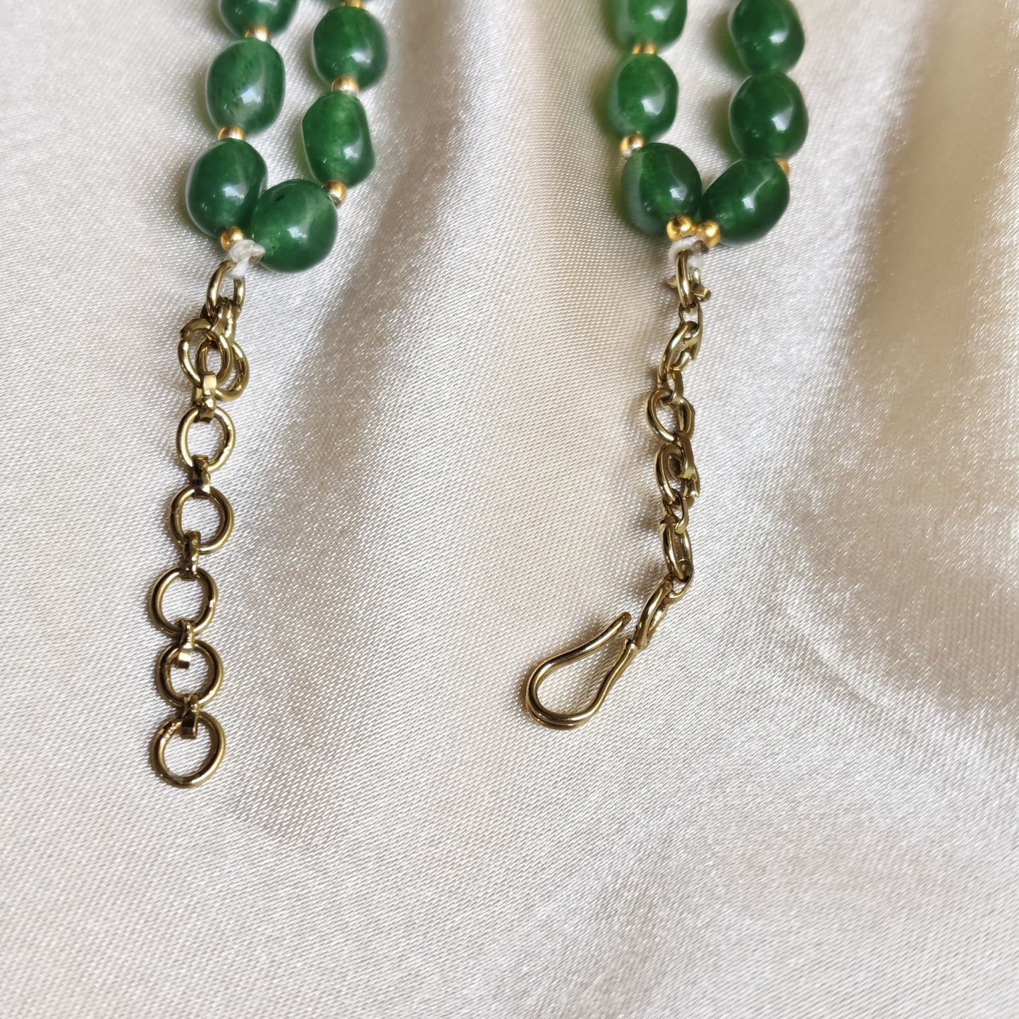 Emerald & Monalisa Beads Mala
