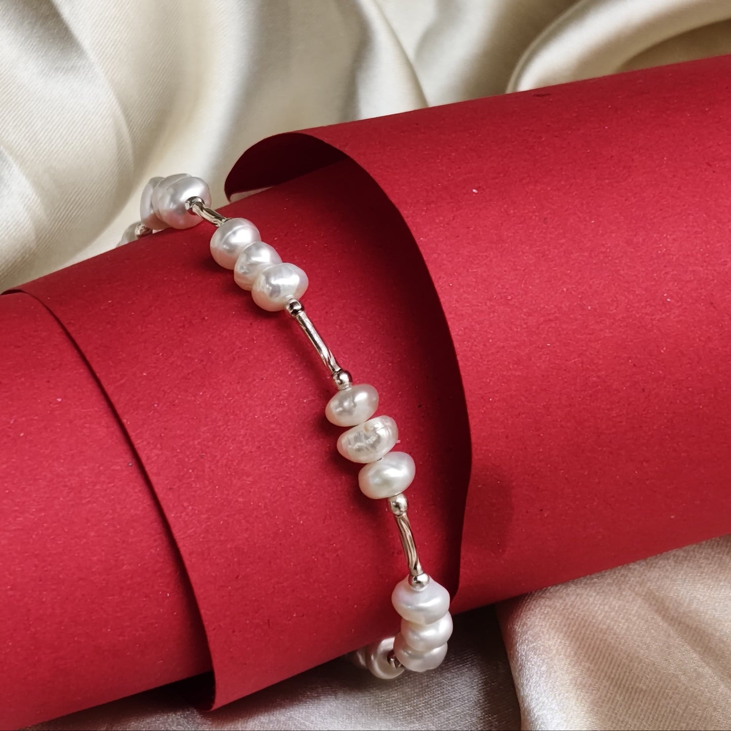 The Aurora Freshwater Pearl Bracelet