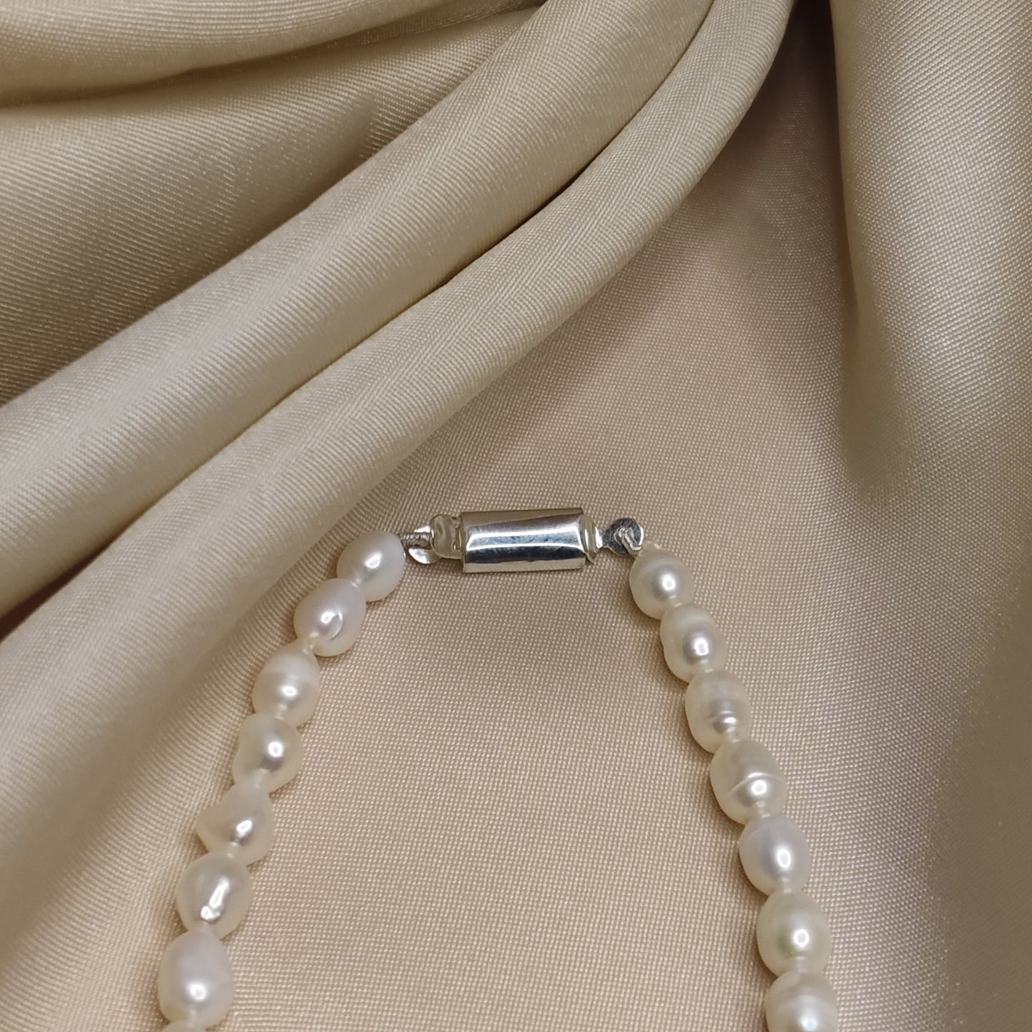 Pearl and Ruby Necklace Set with matching Earrings