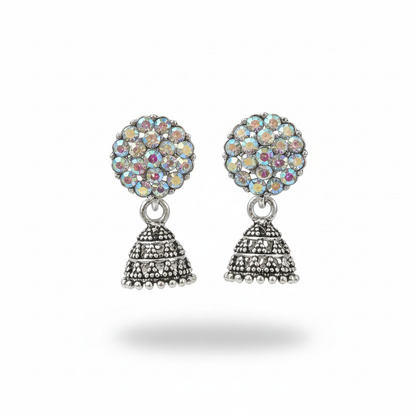 The Iridescent Jhumka Earrings