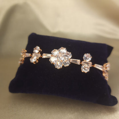 The Blossom Sparkle Rose Gold Bracelet