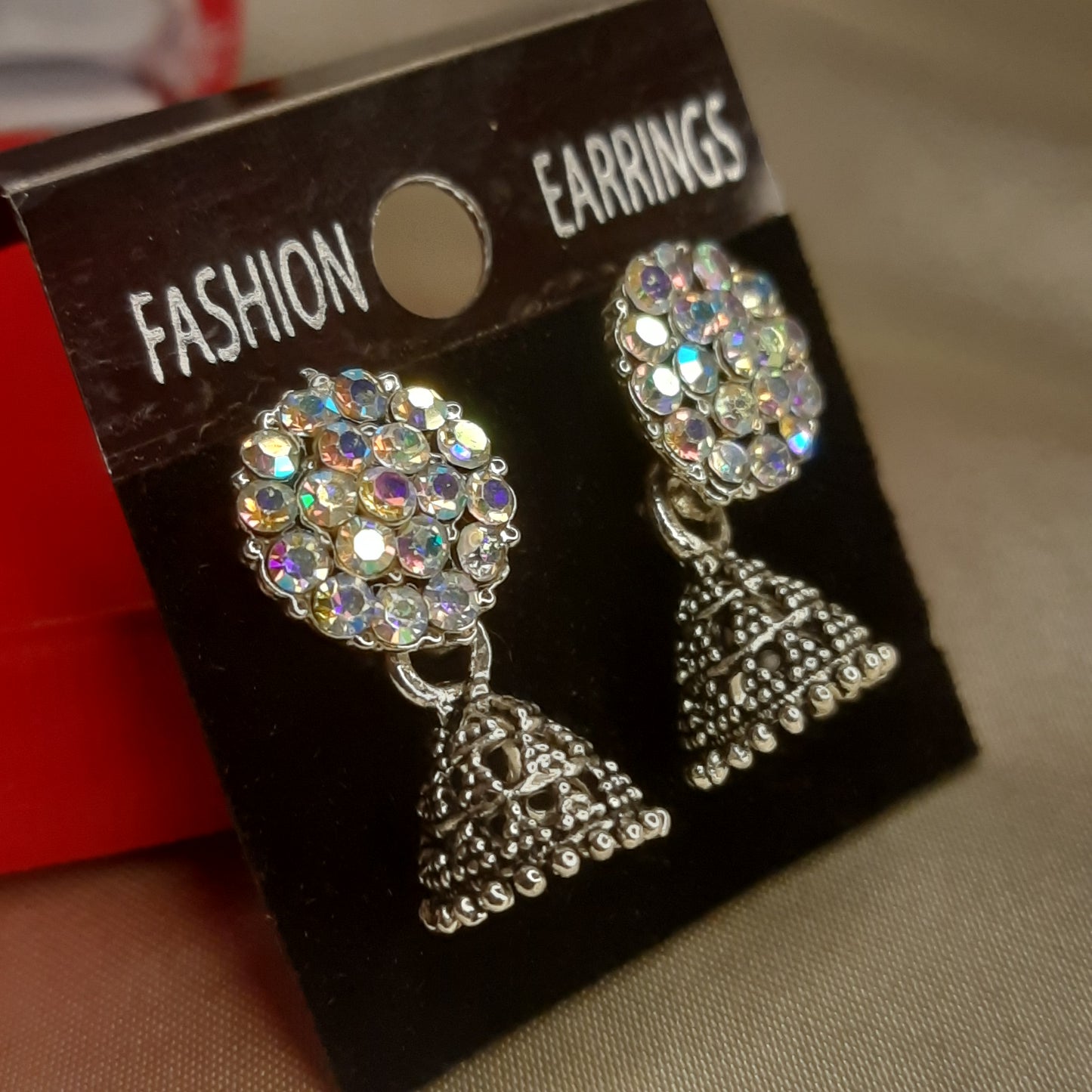 The Iridescent Jhumka Earrings