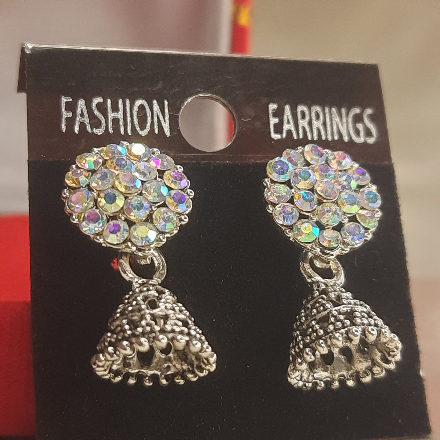 The Iridescent Jhumka Earrings