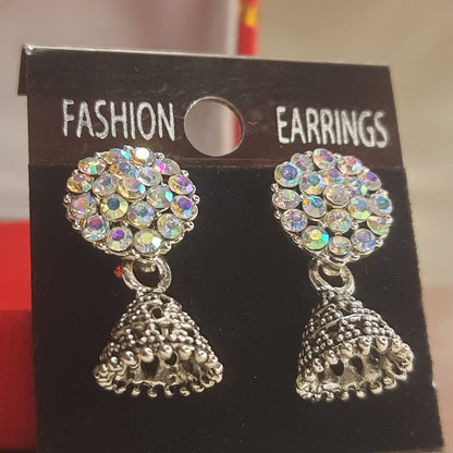 The Iridescent Jhumka Earrings