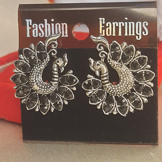 The Shadow Peacock Studs