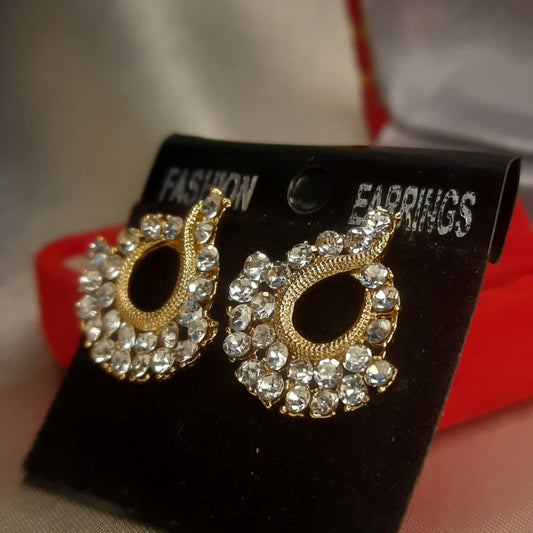 The Nova Crescent Stud Earrings