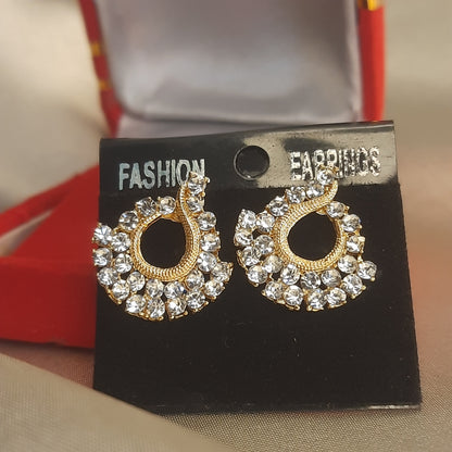 The Nova Crescent Stud Earrings