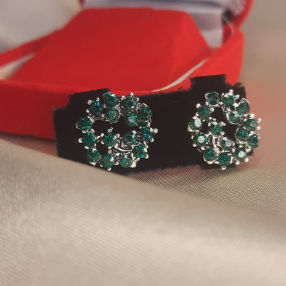 The Emerald Wreath Studs