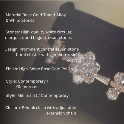 The Blossom Sparkle Rose Gold Bracelet