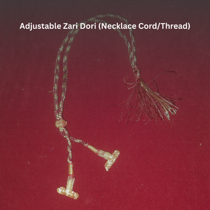 Light Gold 3 Strand Swarovski Pearl Necklace with small pearls at the top
