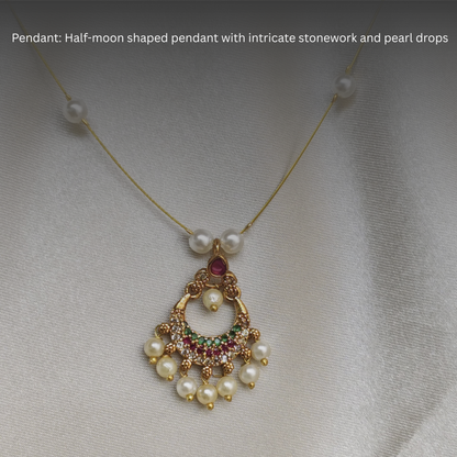 The Maya Pearl Drop Invisible Chain