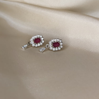 Ruby & Pearl Jewelry Set