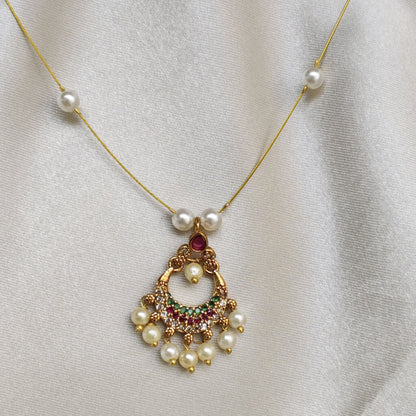 The Maya Pearl Drop Invisible Chain
