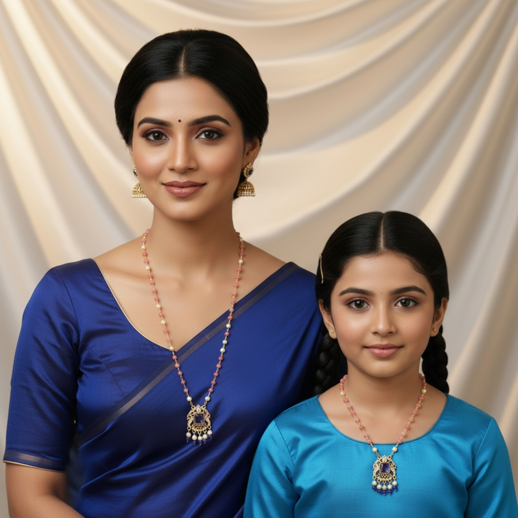 The Neela Kundan Chain